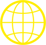 Long_latitude linear globe icon yellow